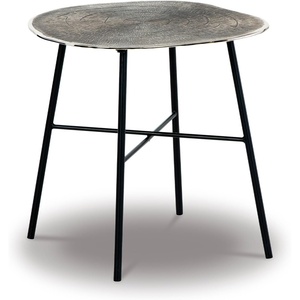 image:imageSignature Design by Ashley Laverford Contemporary End Table Chome amp Black