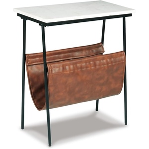 image:imageSignature Design by Ashley Marble End Table with Magazine Holder Etanbury