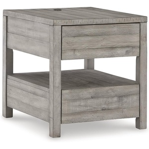image:imageSignature Design by Ashley Tyler Creek End Table Farmhouse WoodGrey