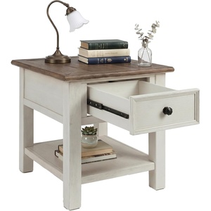 image:imageSignature Design by Ashley Tyler Creek End Table Farmhouse WoodWhitewash
