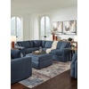image:imageSignature Design by Ashley 3Piece Modular Sectional Couch Ink Blue32D x 32W x 20H