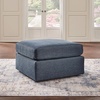 image:imageSignature Design by Ashley 3Piece Modular Sectional Couch Ink Blue32D x 32W x 20H