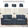 image:imageSignature Design by Ashley 3Piece Modular Sectional Couch Ink BlueSymmetrical