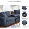 image:imageSignature Design by Ashley 3Piece Modular Sectional Couch Ink BlueSymmetrical