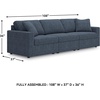 image:imageSignature Design by Ashley 3Piece Modular Sectional Couch Ink BlueSymmetrical