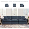 image:imageSignature Design by Ashley 3Piece Modular Sectional Couch Ink BlueSymmetrical