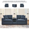 image:imageSignature Design by Ashley 3Piece Modular Sectional Couch Ink BlueSymmetrical