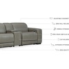 image:imageSignature Design by Ashley 3Piece Power Reclining Sectional Loveseat3Piece Power Reclining Sectional Loveseat
