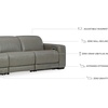 image:imageSignature Design by Ashley 3Piece Power Reclining Sectional Loveseat3Piece Power Reclining Sectional Sofa