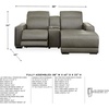 image:imageSignature Design by Ashley 3Piece Power Reclining Sectional Loveseat3Piece Power Reclining Sectional with Chaise