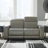 image:imageSignature Design by Ashley 3Piece Power Reclining Sectional LoveseatReclining Loveseat