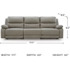 image:imageSignature Design by Ashley 3Piece Power Reclining Sectional Sofa3Piece Power Reclining Sectional