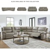 image:imageSignature Design by Ashley 3Piece Power Reclining Sectional Sofa3Piece Power Reclining Sectional