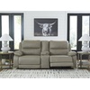 image:imageSignature Design by Ashley 3Piece Power Reclining Sectional Sofa3Piece Power Reclining Sectional with Console