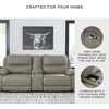 image:imageSignature Design by Ashley 3Piece Power Reclining Sectional Sofa3Piece Power Reclining Sectional with Console