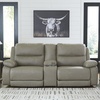 image:imageSignature Design by Ashley 3Piece Power Reclining Sectional Sofa3Piece Power Reclining Sectional with Console