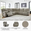 image:imageSignature Design by Ashley 3Piece Power Reclining Sectional Sofa6Piece Reclining Sectional with Storage Console