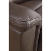 image:imageSignature Design by Ashley 5Piece Leather Power Reclining SectionalBrown