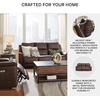 image:imageSignature Design by Ashley 5Piece Leather Power Reclining SectionalBrown