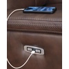 image:imageSignature Design by Ashley 5Piece Leather Power Reclining SectionalBrown