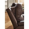 image:imageSignature Design by Ashley 5Piece Leather Power Reclining SectionalBrown