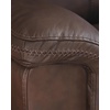 image:imageSignature Design by Ashley 5Piece Leather Power Reclining SectionalBrown