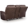 image:imageSignature Design by Ashley 5Piece Leather Power Reclining SectionalBrown