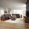 image:imageSignature Design by Ashley 5Piece Leather Power Reclining SectionalBrown