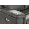 image:imageSignature Design by Ashley 5Piece Leather Power Reclining SectionalGrey