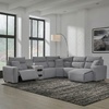 image:imageSignature Design by Ashley 5Piece Power Reclining Sectional Sofa GrayL Shape