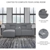 image:imageSignature Design by Ashley 5Piece Power Reclining Sectional Sofa GrayLeft Hand Facing