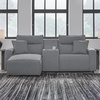 image:imageSignature Design by Ashley 5Piece Power Reclining Sectional Sofa GrayLeft Hand Facing