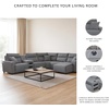 image:imageSignature Design by Ashley 5Piece Power Reclining Sectional Sofa GrayLeft U Shape