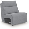 image:imageSignature Design by Ashley 5Piece Power Reclining Sectional Sofa GrayLeft U Shape