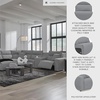 image:imageSignature Design by Ashley 5Piece Power Reclining Sectional Sofa GrayRight Hand Facing