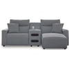 image:imageSignature Design by Ashley 5Piece Power Reclining Sectional Sofa GrayRight Hand Facing