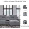 image:imageSignature Design by Ashley 5Piece Power Reclining Sectional Sofa GrayRight Hand Facing