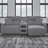 image:imageSignature Design by Ashley 5Piece Power Reclining Sectional Sofa GrayRight Hand Facing
