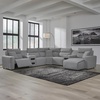image:imageSignature Design by Ashley 5Piece Power Reclining Sectional Sofa GrayRight U Shape