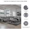 image:imageSignature Design by Ashley 5Piece Power Reclining Sectional Sofa GrayRight U Shape