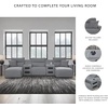 image:imageSignature Design by Ashley 5Piece Power Reclining Sectional Sofa GraySymmetrical