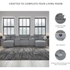 image:imageSignature Design by Ashley 5Piece Power Reclining Sectional Sofa GraySymmetrical