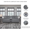 image:imageSignature Design by Ashley 5Piece Power Reclining Sectional Sofa GraySymmetrical
