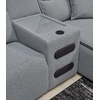 image:imageSignature Design by Ashley 5Piece Power Reclining Sectional Sofa GraySymmetrical