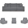 image:imageSignature Design by Ashley 5Piece Power Reclining Sectional Sofa GraySymmetrical