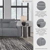 image:imageSignature Design by Ashley 5Piece Power Reclining Sectional Sofa GraySymmetrical