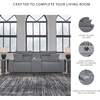 image:imageSignature Design by Ashley 5Piece Power Reclining Sectional Sofa GraySymmetrical