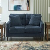 image:imageSignature Design by Ashley Bixler Loveseat Sofa Green Small CouchBlue