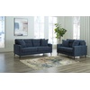 image:imageSignature Design by Ashley Bixler Loveseat Sofa Green Small CouchBlue