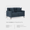 image:imageSignature Design by Ashley Bixler Loveseat Sofa Green Small CouchBlue